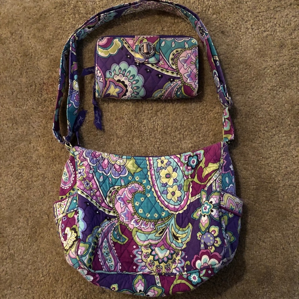 Vera Bradley purse and wallet set